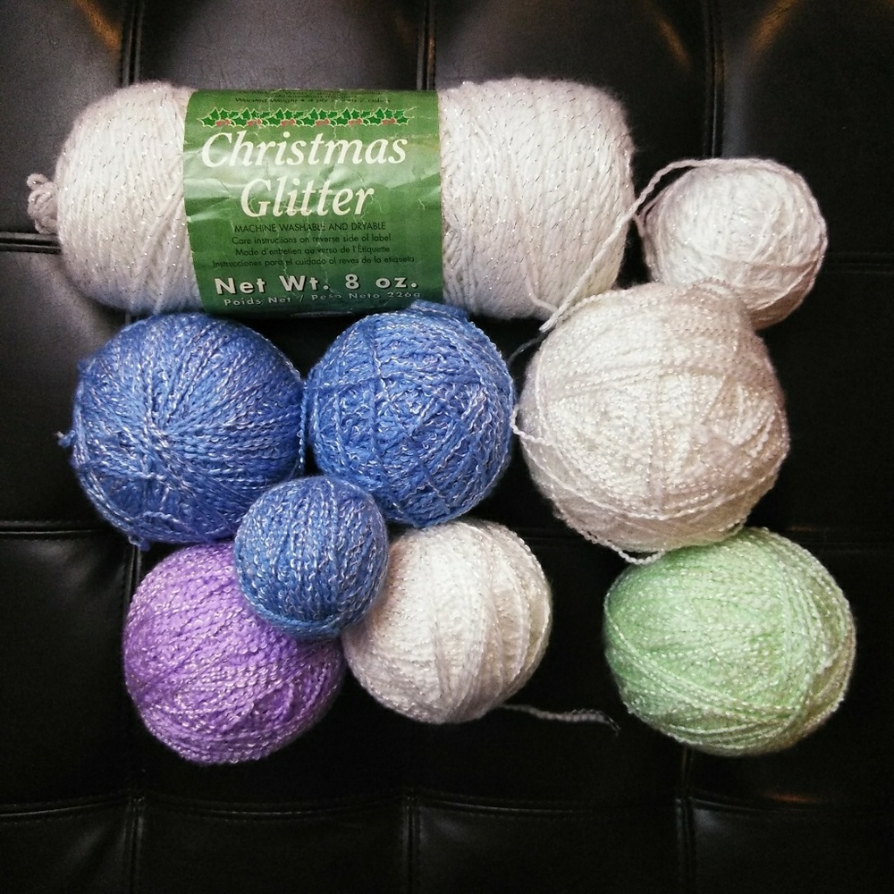 Sparkle Mixed Yarn Lot Bundle